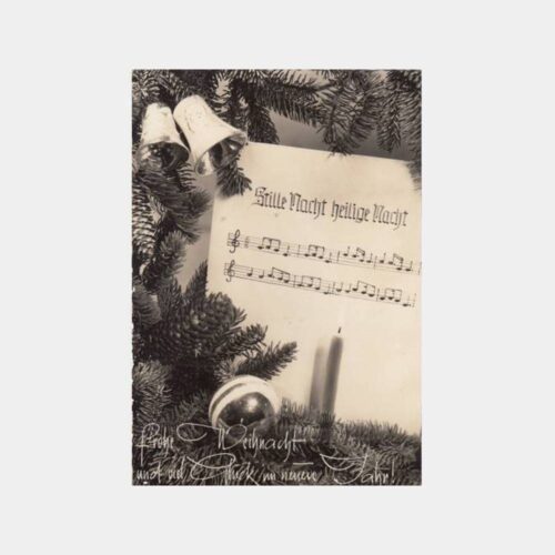 1960 Notalı Müzik Konulu Alman Kartpostal