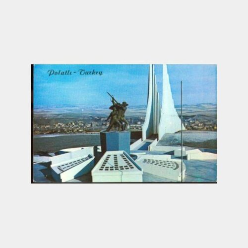 1985 Ankara Polatlı Şehitler Anıtı Görünüş Kartpostal