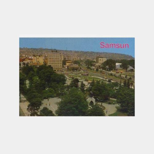 1983 Samsun Şehirden Görünüş Kartpostal