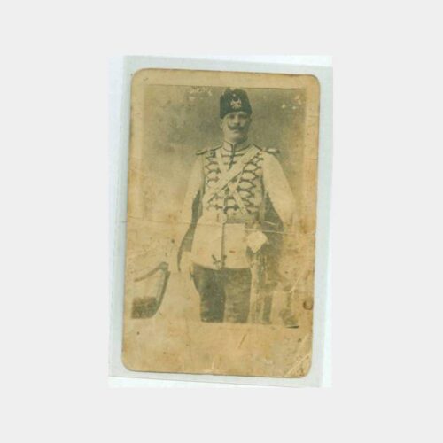 1890 Mısır Türk Paşa Subay Fotoğraf