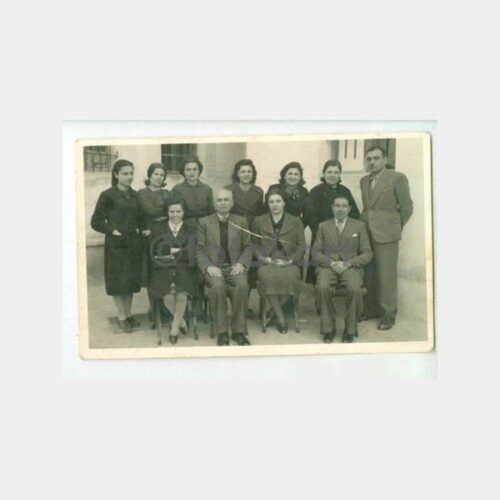 1948 Balıkesir İsmet İnönü Okul Öğretmen Fotoğraf