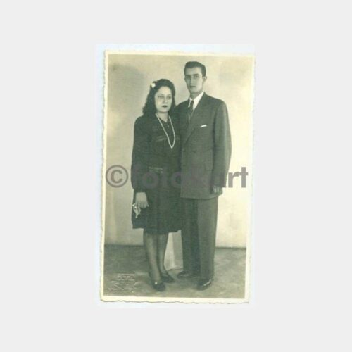 1945 Balıkesir Foto Refik Aile Fotoğraf