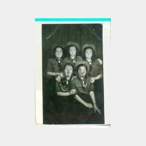 1948 Balıkesir Cumhuriyet Bayramı İzci Kızlar Fotoğraf