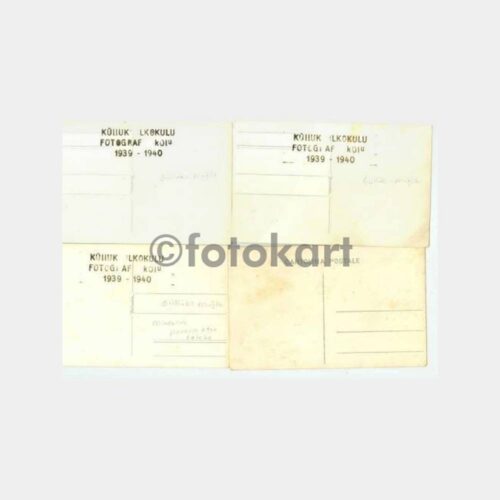1939 Muğla Bodrum Güllük 4 Adet Albüm Fotoğraf - Görsel 2