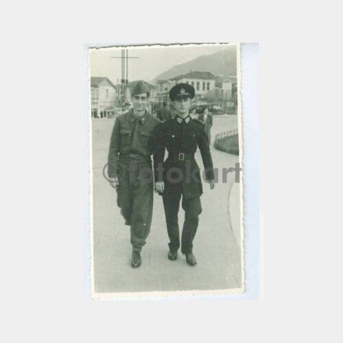 1953 Bursa Askeri Öğrenci Yürüyüş 2 Adet Fotoğraf - Görsel 2