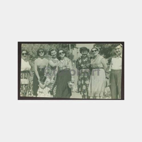 1953 Florya Gezisinde Kadınlar Görünüş Fotoğraf - Görsel 2