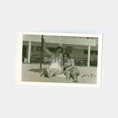 1940 Florya Plaj Kadınlar Görünüş Fotoğraf