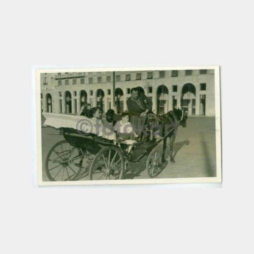 1940 Mersin Fayton Aile Fotoğraf