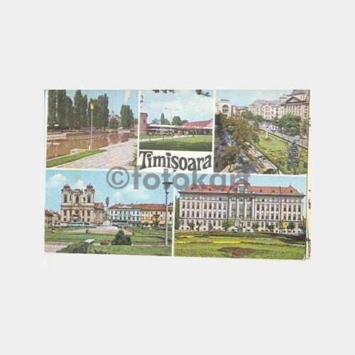 1972 Romanya Temeşvar Şehirden Görünüş Kartpostal