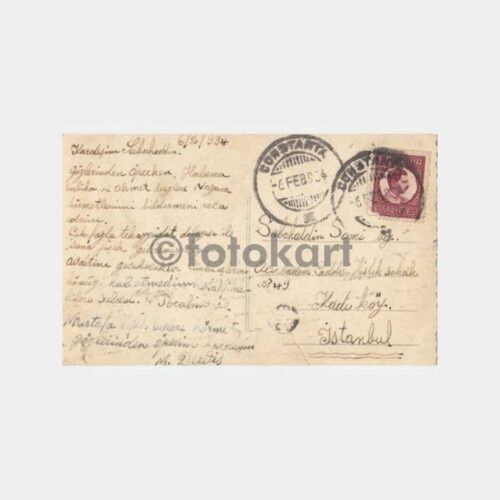 1934 Romanya Köstence Damgalı Kartpostal - Görsel 2