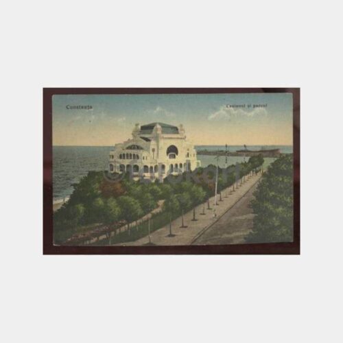 Romanya Köstence Gazino Görünüş Kartpostal