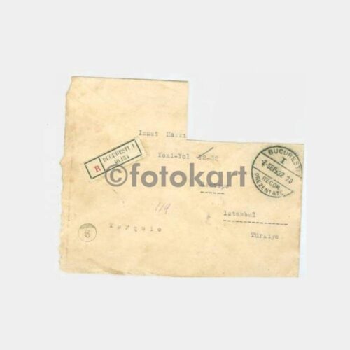 1932 Romanya Bükreş Konsolosluk Posta Damgası