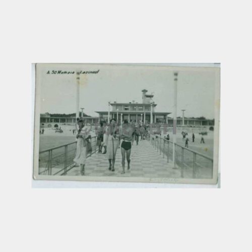 1939 Romanya Köstence Damgalı Kartpostal