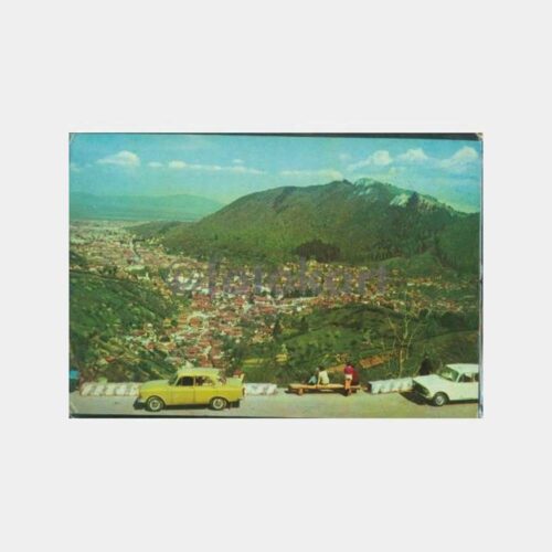1975 Romanya Braşov Görünüş Kartpostal