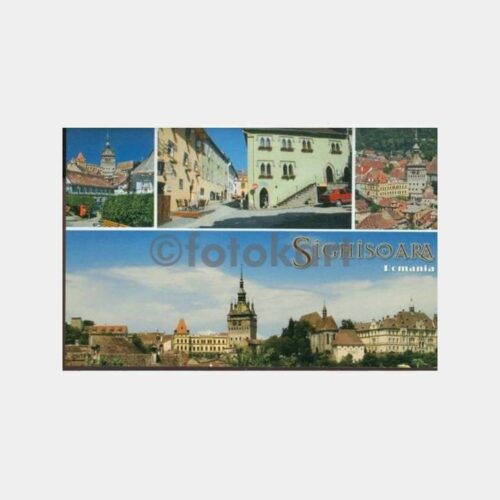 Romanya Sighişoara Görünüş Kartpostal