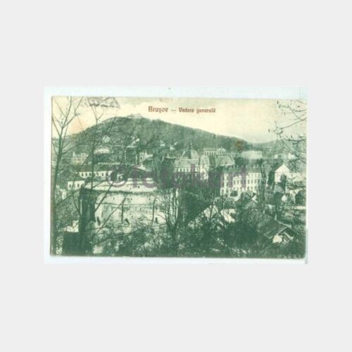 1932 Romanya Braşov Şehir Görünüş Kartpostal