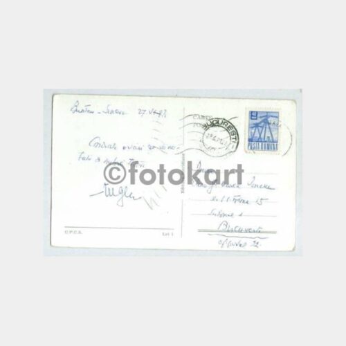 1971 Romanya Sinaia Görünüş Kartpostal - Görsel 2