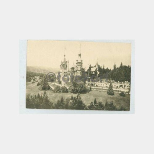 1920 Romanya Sinaia Peleş Şatosu Kartpostal