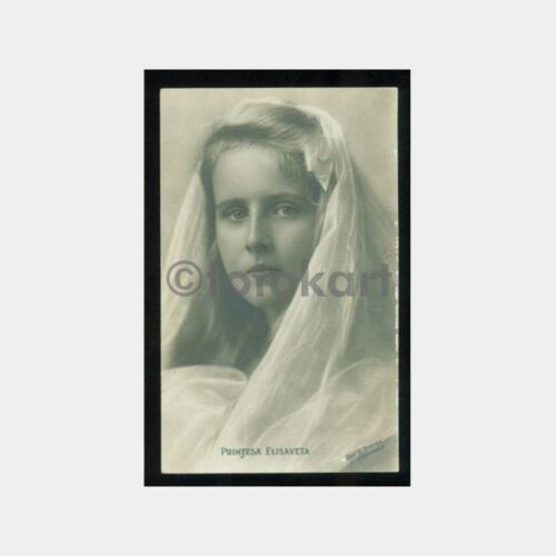 1920 Romanya Prensesi Elizabeth Konulu Kart