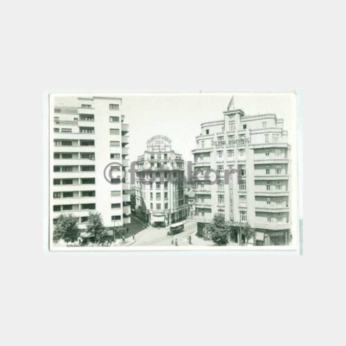 1930 Romanya Bükreş Görünüş Kartpostal