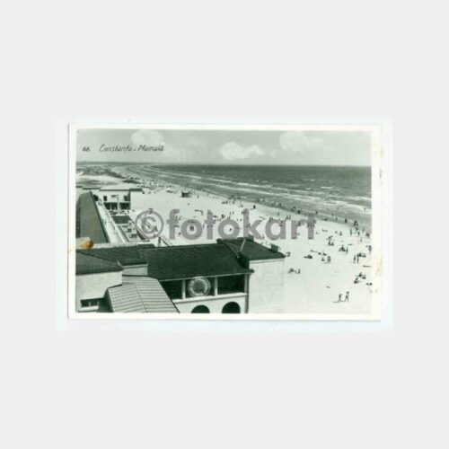 1930 Romanya Köstence Mamaia Plajı Kartpostal