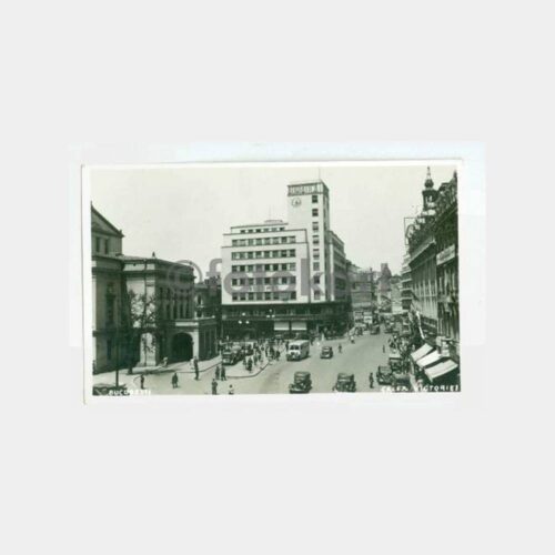 1930 Romanya Bükreş Zafer Caddesi Kartpostal