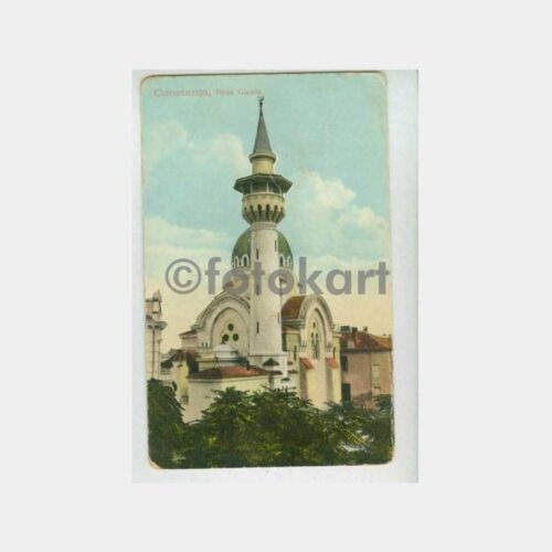 1930 Romanya Köstence Yenicami Kartpostal