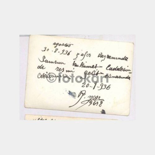 1940 Samsun Azınlık Asker 3 Adet Fotoğraf - Görsel 2