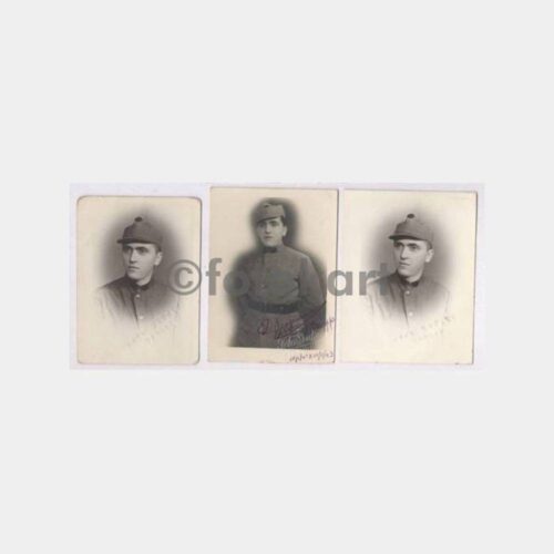 1940 Samsun Azınlık Asker 3 Adet Fotoğraf