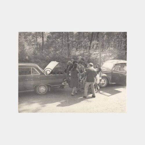 1969 Volkswagen'li Piknik Grubu Fotoğraf