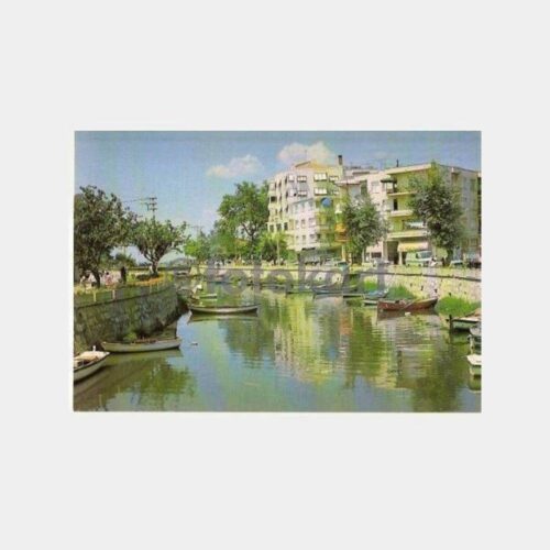 Yalova Deresi ve Kayıklar Kartpostal