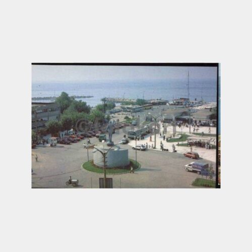 Yalova Meydanı ve Ata Heykeli Görünüş Kartpostal