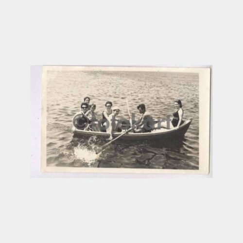 1960 Fenerbahçe Sandalda Aile Fotoğraf