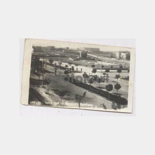1936 Ankara Yenişehir Görünüş Tebrik Fotokart