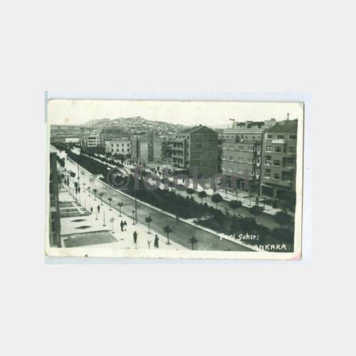 1933 Ankara Yenişehir Görünüş Fotokart