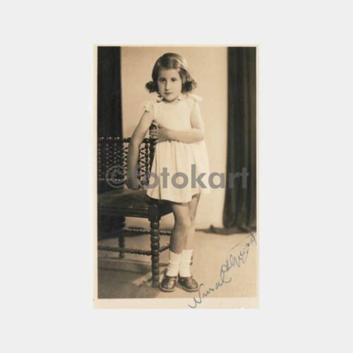 1941 Ankara Stüdyo Kız Çocuk Fotoğraf