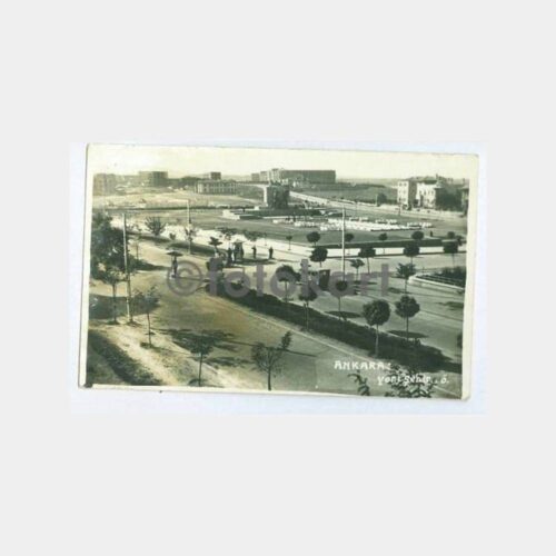 1938 Ankara Yenişehir Genel Görünüş Fotokart