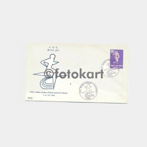 1972 İzmir Balkan Oyunları Atletizm Yarışma FDC