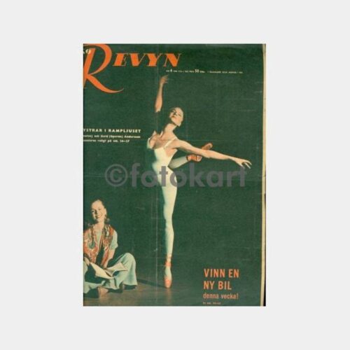 1956 Norveç Balesi Sanatçı Dergi Kapak