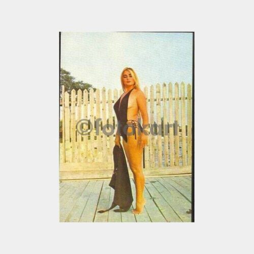 1980 Banu Alkan Sinema Sanatçısı Kartpostal