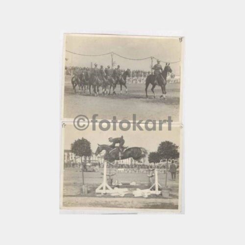 Süvari Binicilik Konulu Yabancı 2 Adet Fotoğraf