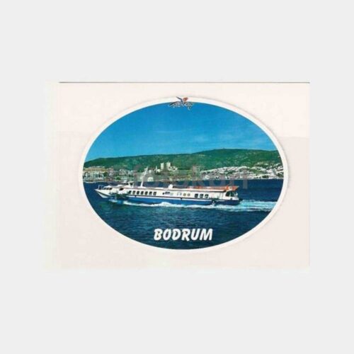 Bodrum Ferry Gemi Görünüş Kartpostal