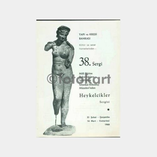 1968 Yapı Kredi Heykelcikler Sergisi Broşürü
