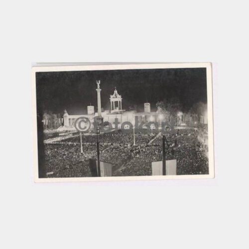 1938 Macaristan Budapeşte Szent Istvan Töreni Kartpostal