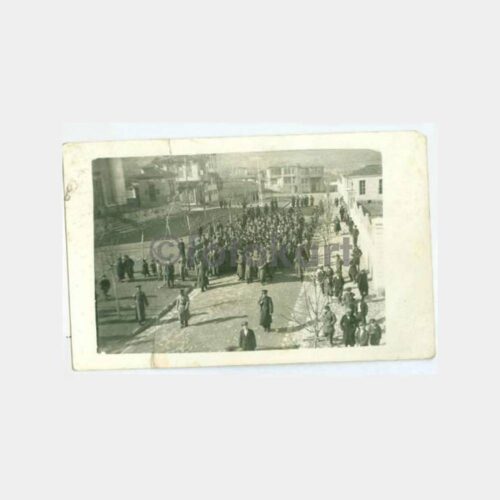 1932 Bursa Askeri Lisesi Cenaze Yürüyüş Fotoğraf