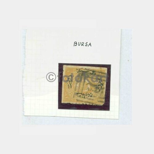 1881 Bursa Osmanlı Damgalı Pul