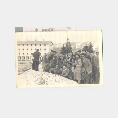 1954 Bursa Uludağ Topluluk Belgesel Fotoğraf