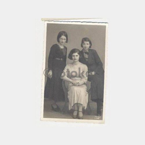 1936 Bursa Kız Öğrenciler Stüdyo Fotoğraf