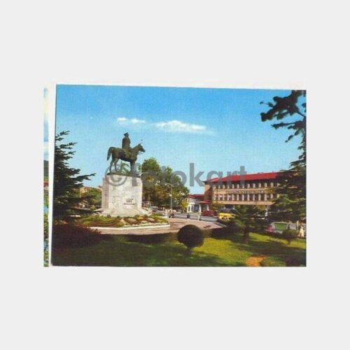 Bursa Atatürk Heykeli Görünüş Kartpostal