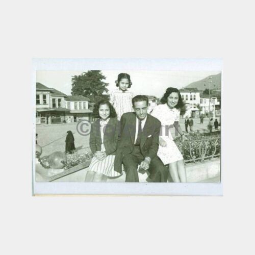 1940 Bursa Hükümet Meydanı Aile Görünüş Kart